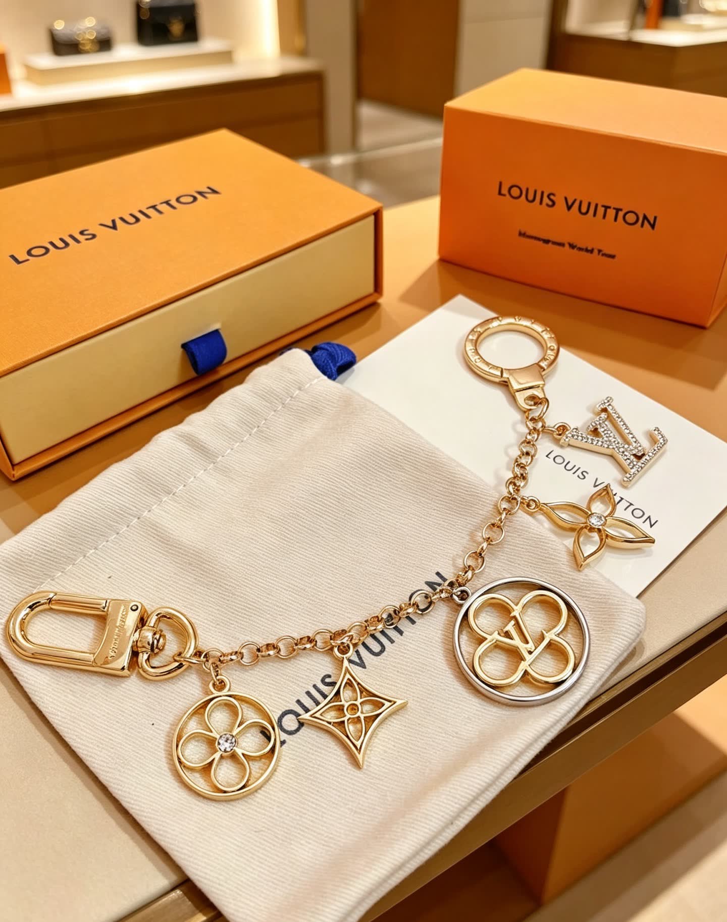 Louis Vuitton Monogram Mosaic Keychain